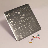 MINI Summer Drinks and Fruits Doodle (CjS-18) - CJS Small Stamping Plate